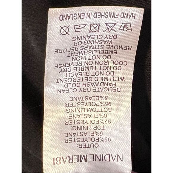 Nadine Merabi Women's Gold Sequin Sleeveless Lucinda Flare Jumpsuit Size 8 NWOT - Picture 12 of 13